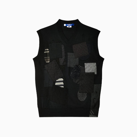 Junya Watanabe MAN Patchwork Vest Black
