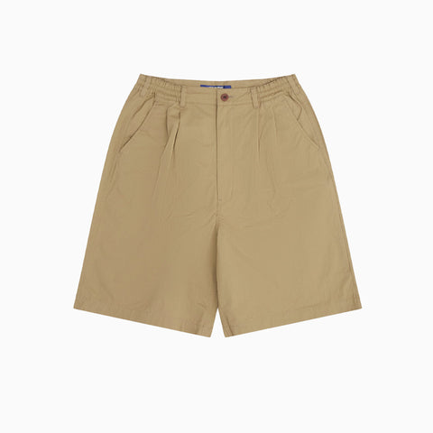 Junya Watanabe MAN Pleated Wide Leg Shorts Stone