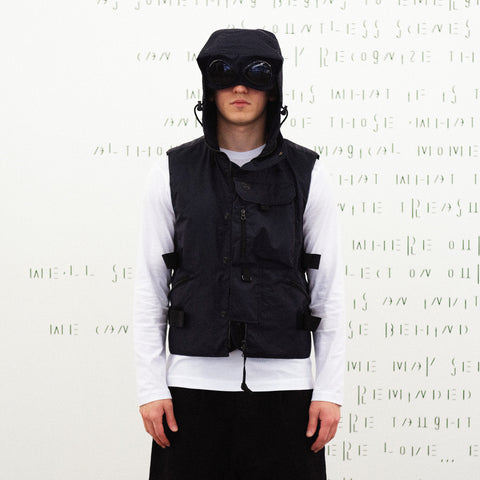 Junya Watanabe MAN x C.P. Company Nylon Vest Black