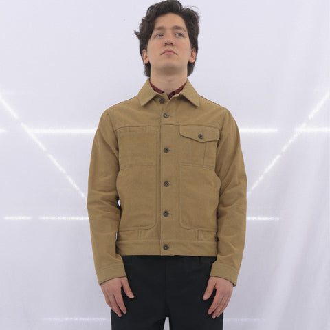 Junya Watanabe MAN Panelled Trucker Jacket Sand