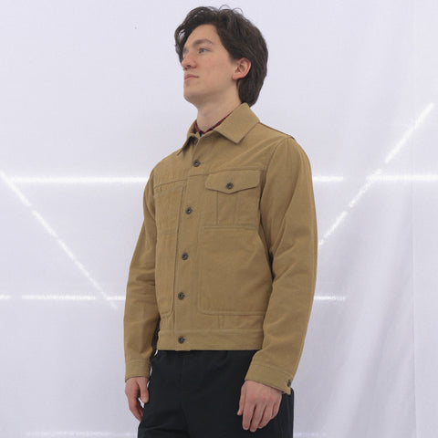 Junya Watanabe MAN Panelled Trucker Jacket Sand