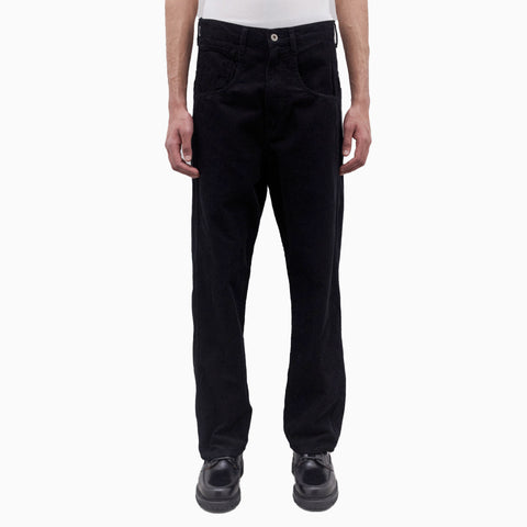 Junya Watanabe MAN Needle Cord Tapered Trousers Black