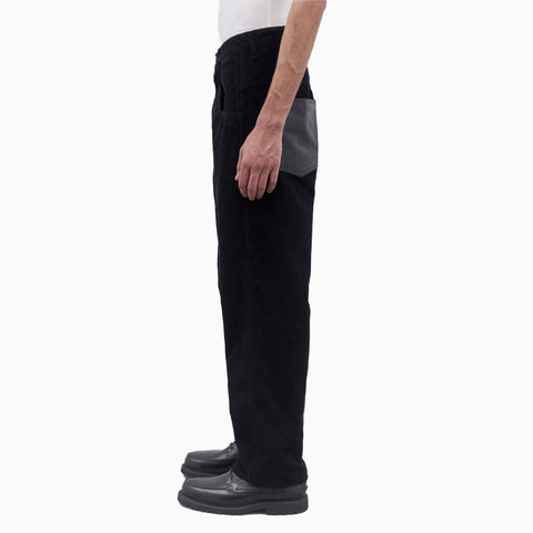 Junya Watanabe MAN Needle Cord Tapered Trousers Black