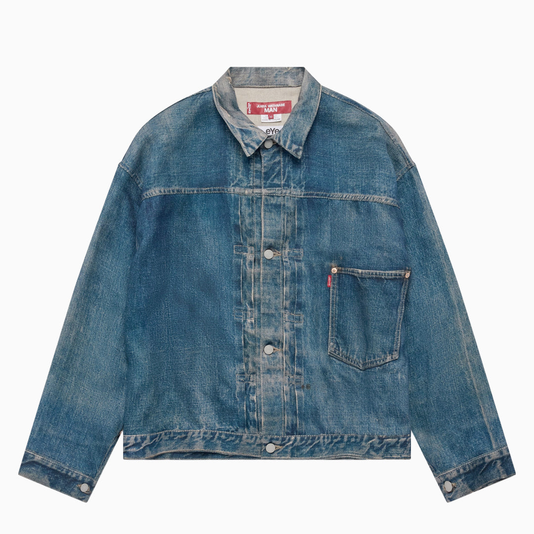 Junya Watanabe MAN x Levi's Type I Linen Denim Jacket Indigo – 1290SQM