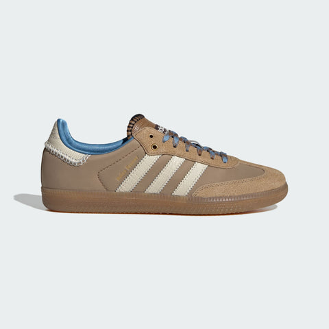 adidas Originals x Wales Bonner Nylon Samba Wonder White / Ash Blue