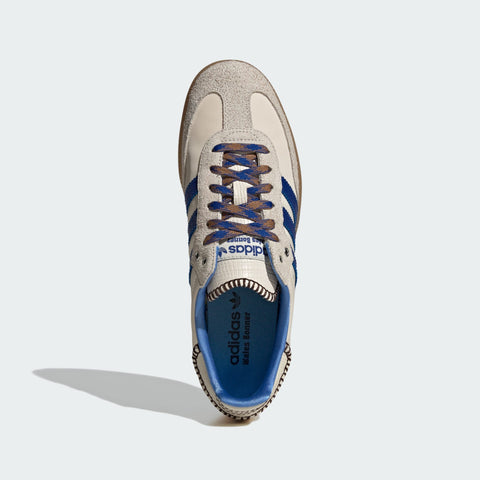 adidas Originals x Wales Bonner Nylon Samba Wonder White / Team Royal Blue