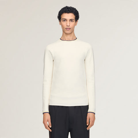 adidas Y-3 x Wales Bonner Knit Base Top Cream White