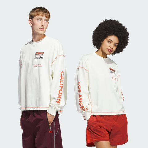 adidas Originals Wilshire Longsleeve T-Shirt White