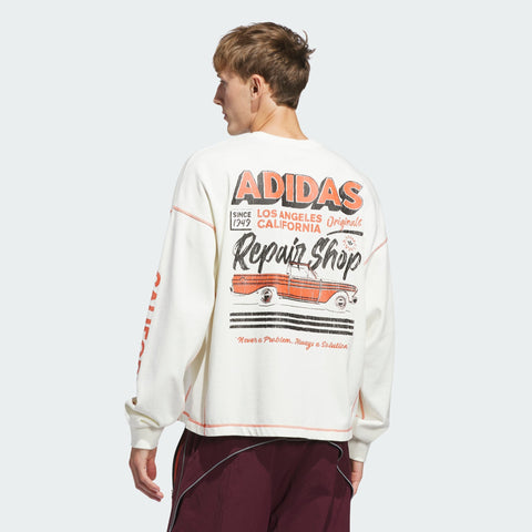 adidas Originals Wilshire Longsleeve T-Shirt White