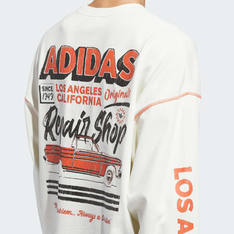 adidas Originals Wilshire Longsleeve T-Shirt White