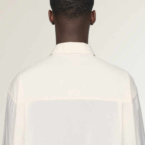 adidas Y-3 Adaptive Cotton Shirt Chalk White