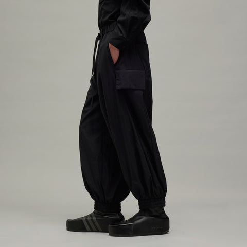 adidas Y-3 Allover Print Nylon Shell Pants Black