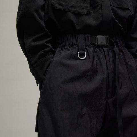 adidas Y-3 Allover Print Nylon Shell Pants Black