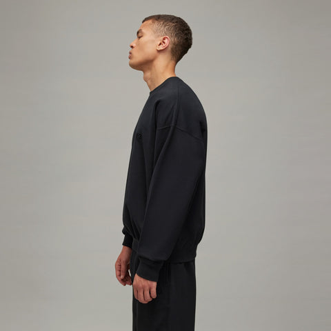adidas Y-3 Brushed Terry Crew Sweater Black