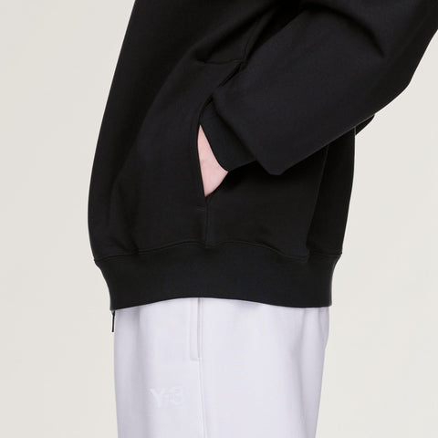 adidas Y-3 Brushed Terry Zip Hoodie Black