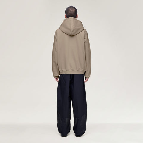 adidas Y-3 Brushed Terry Zip Hoodie Light Brown