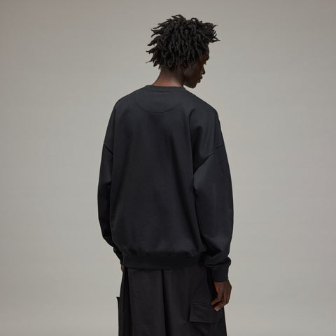 adidas Y-3 French Terry Crew Sweater Black
