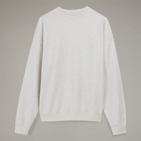adidas Y-3 French Terry Crew Sweater Light Grey Heather