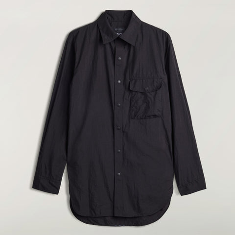 adidas Y-3 Gradient 3-Stripes Nylon Overshirt Black