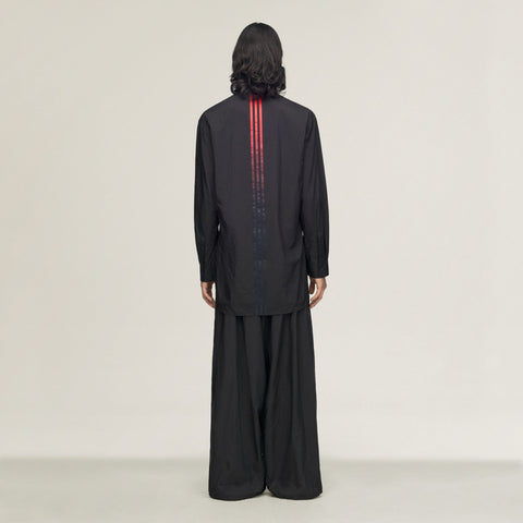 adidas Y-3 Gradient 3-Stripes Nylon Overshirt Black