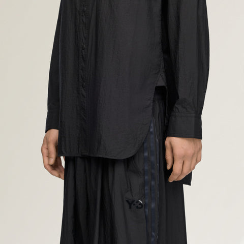 adidas Y-3 Gradient 3-Stripes Nylon Overshirt Black