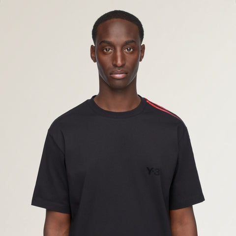 adidas Y-3 Gradient Stripes Short Sleeve T-Shirt Black