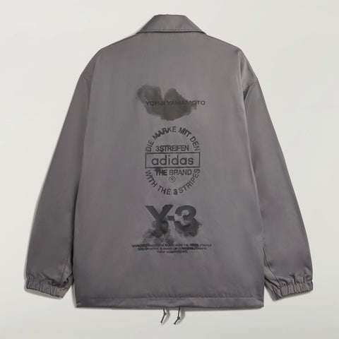 adidas Y-3 Graphic Coach Jacket Granite