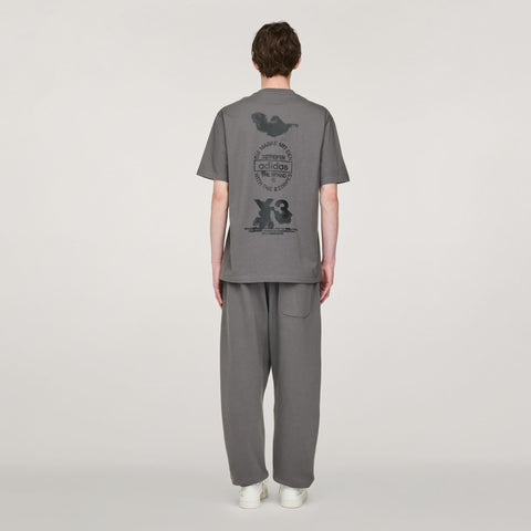 adidas Y-3 Graphic Short Sleeve Tee Granite