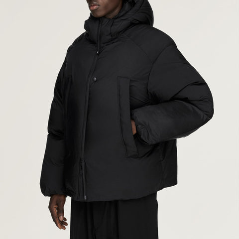 adidas Y-3 Hooded Puffer Jacket Black