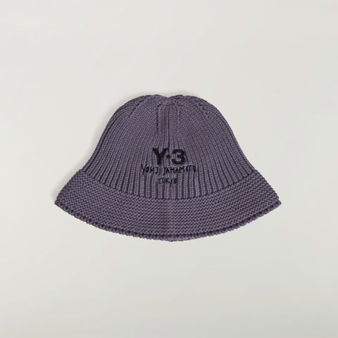adidas Y-3 Heritage Knit Bucket Hat Granite