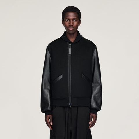 adidas Y-3 Letterman Jacket Black