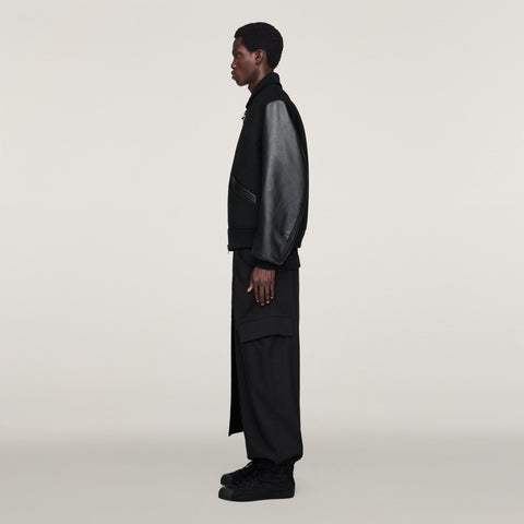 adidas Y-3 Letterman Jacket Black