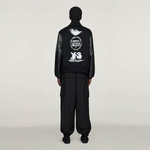 adidas Y-3 Letterman Jacket Black
