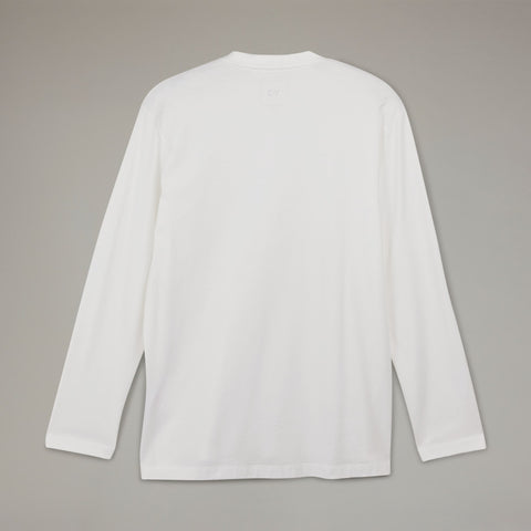 adidas Y-3 Long Sleeve Tee Core White