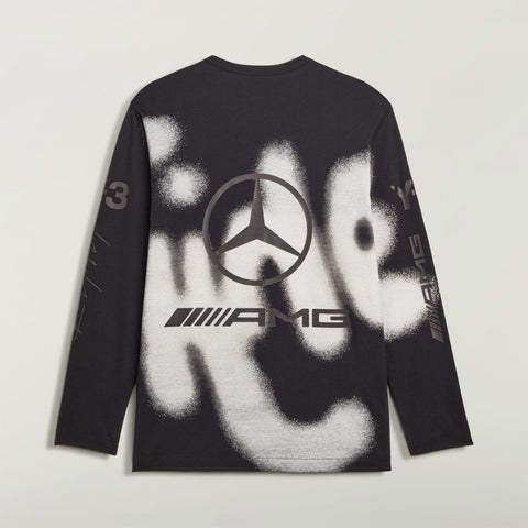 adidas Y-3 x Mercedes-AMG Petronas F1 Team Yohji Graphic Long Sleeve Tee Black