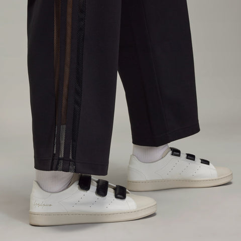 adidas Y-3 Mesh Stripes Track Pants Black