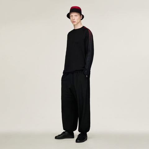 adidas Y-3 Oversized Gradient Stripes Long Sleeve T-Shirt Black