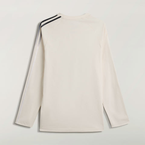 adidas Y-3 Oversized Gradient Stripes Long Sleeve T-Shirt Chalk White