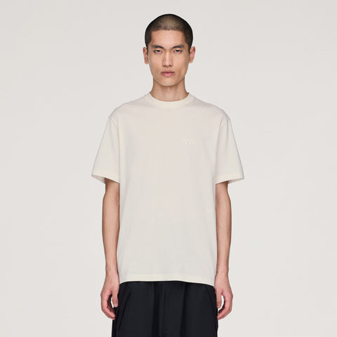 adidas Y-3 Regular Short Sleeve T-Shirt Chalk White