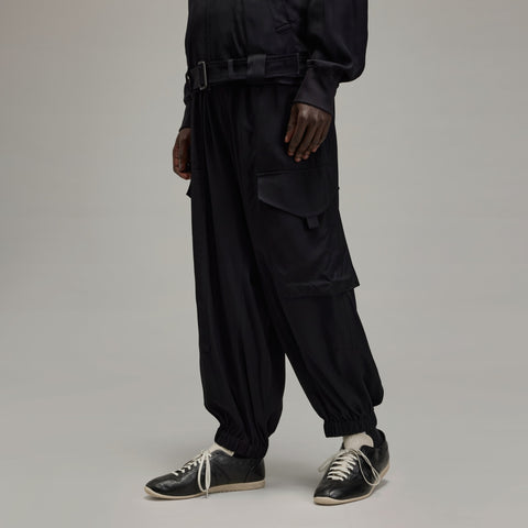 adidas Y-3 Rayon Twill Pants Black