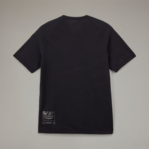 adidas Y-3 Running Short Sleeve Tee Black