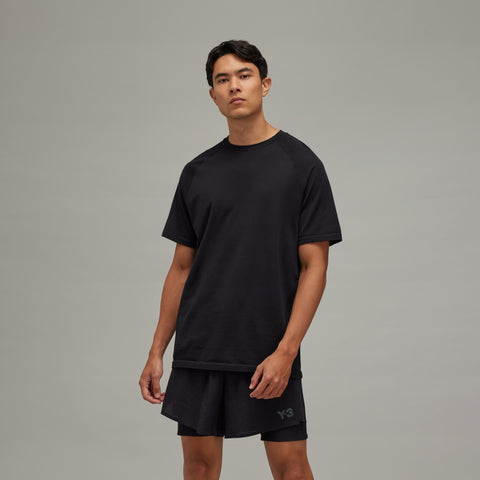 adidas Y-3 Running Short Sleeve Tee Black
