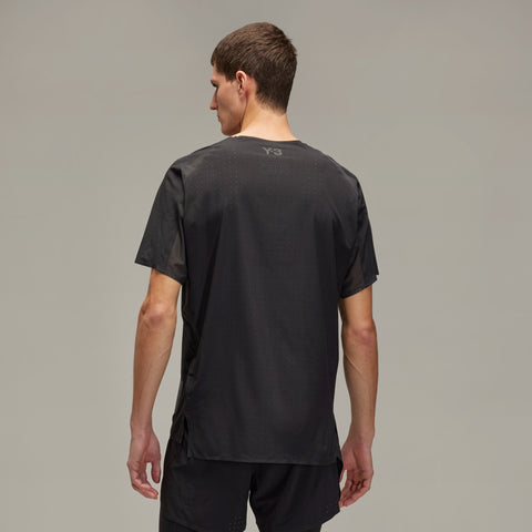 adidas Y-3 Running Short Sleeve Tee Black