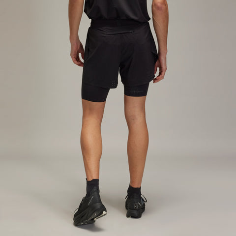adidas Y-3 Running Shorts + Tights Black