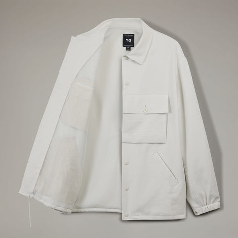 adidas Y-3 Sport Uniform Coach Jacket Orbit Grey