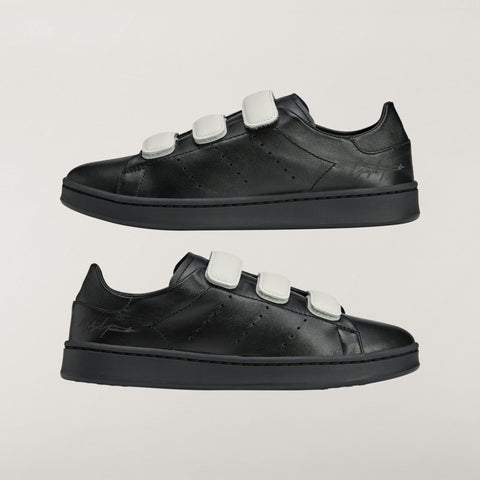 adidas Y-3 Stan Smith Hook-And-Loop Black / Orbit Grey