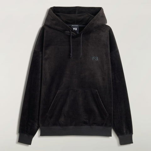 adidas Y-3 Velvet Corduroy Hoodie Black