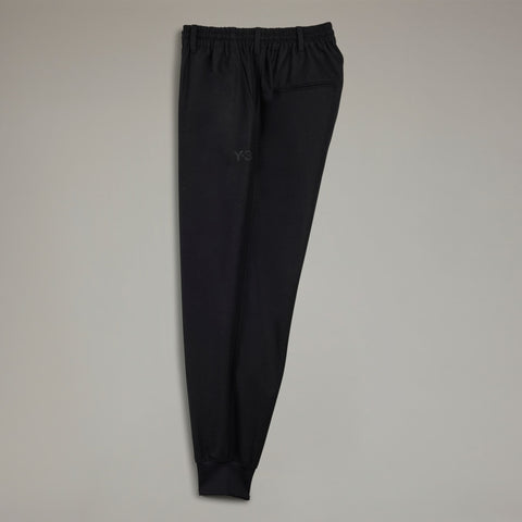 adidas Y-3 Wool Flannel Cuffed Pants Black
