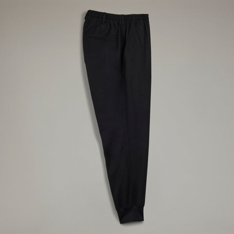 adidas Y-3 Wool Flannel Cuffed Pants Black