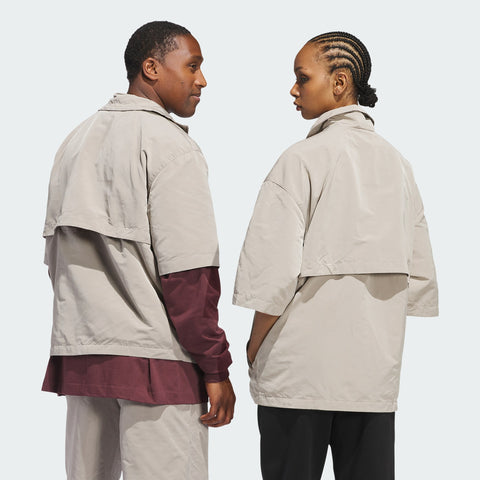 adidas Originals Basketball Full-Zip Shirt Putty Beige